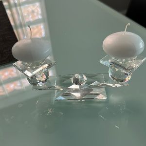 Swarovski crystal candle holder